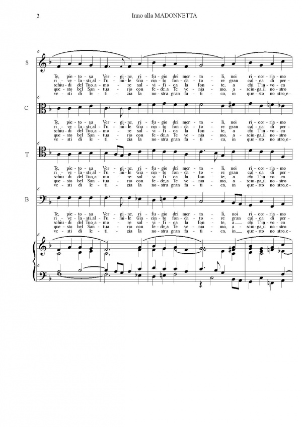 Inno alla Madonnetta 4 voci page 002